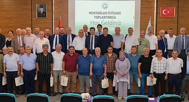 BAŞKAN KAYA: MUHTARLARIMIZ İLE HİZMET BELEDİYECİLİĞİNİ ÖNE ÇIKARACAĞIZ