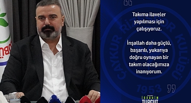 BAŞKAN TURGUT: STOPER TRANSFERİ YOLDA