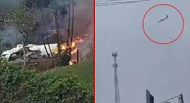 BREZİLYA'DA UÇAK DÜŞTÜ... KURTULAN OLMADI...