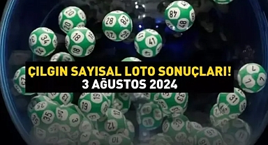 ÇILGIN SAYISAL LOTO SONUÇLARI 3 AĞUSTOS 2024: KAZANAN NUMARALAR AÇIKLANDI