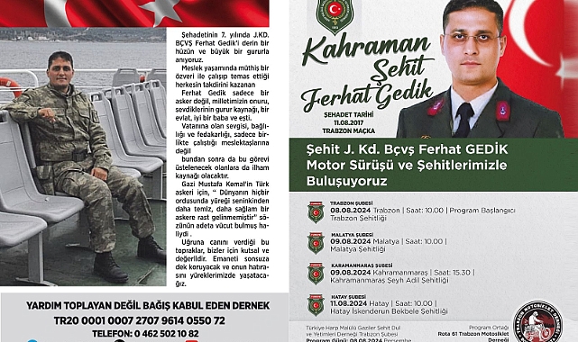 HATIRASI YÜREKLERDE YAŞAYACAK