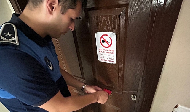 RUHSATSIZ KONAKLAMA TESİSLERİ MÜHÜRLENDİ!