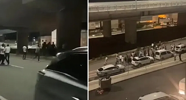  TRABZON'DA YENİCUMA MAHALLESİNDE İKİ AİLE ARASINDA KAVGA