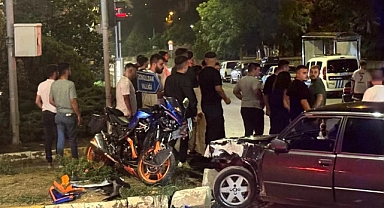 ZONGULDAK'TA KAZA: MOTOSİKLET SÜRÜCÜSÜ YARALANDI