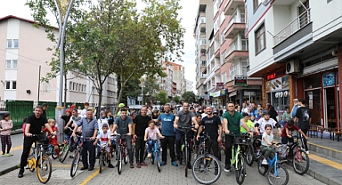 AKÇAABAT'TA SAĞLIK İÇİN PEDALLER ÇEVRİLDİ