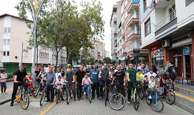 AKÇAABAT'TA SAĞLIK İÇİN PEDALLER ÇEVRİLDİ