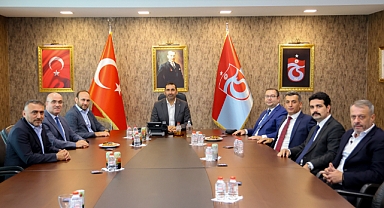 BÖLGE ADLİYESİ HAKİMLERİNDEN TRABZONSPOR'A ZİYARET