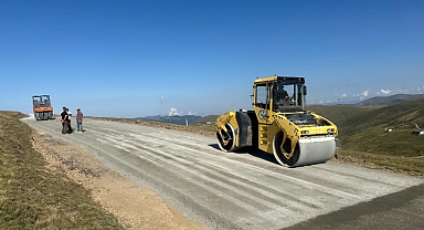 BÜYÜKŞEHİR YAYLALARIN YOL SORUNUNU ÇÖZÜYOR