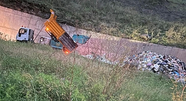 ÇEVRE SUÇU İŞLEDİLER... GEREKEN CEZAYI ALACAKLAR...