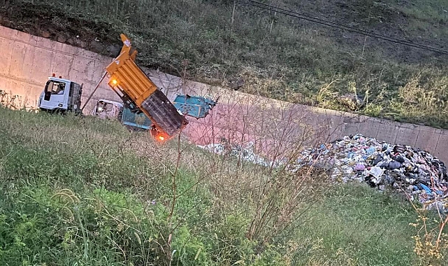 ÇEVRE SUÇU İŞLEDİLER... GEREKEN CEZAYI ALACAKLAR...