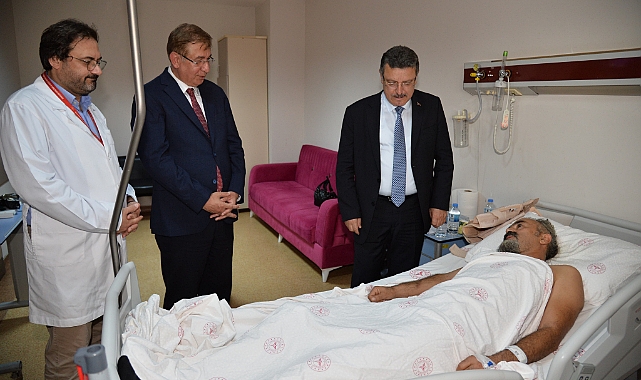 GENÇ SELDE YARALANAN TİSKİ ÇALIŞANINI UNUTMADI