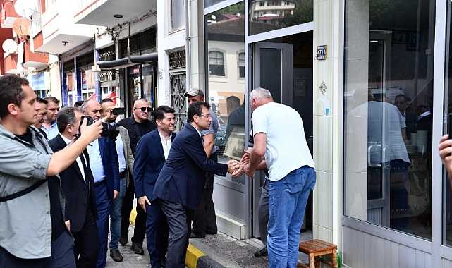 ŞEHİT BABASI İMAMOĞLU'NU DUYGULANDIRDI