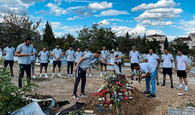 TRABZONSPOR BASKETBOL TAKIMI İLKAN KARAMAN'I UNUTMADI