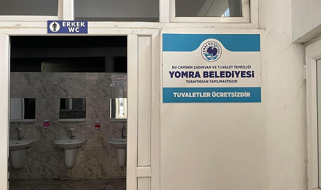 YOMRA'DA CAMİ TUVALETLERİ ARTIK ÜCRETSİZ
