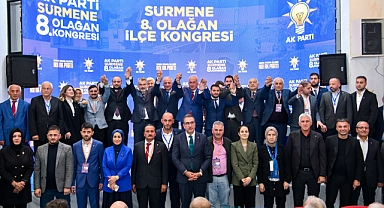 AK PARTİ SÜRMENE'DE ŞAHİN GÜVEN TAZELEDİ