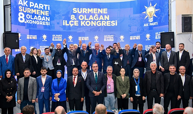 AK PARTİ SÜRMENE'DE ŞAHİN GÜVEN TAZELEDİ