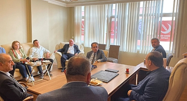 CHP HEYETİNDEN YENİDEN REFAH PARTİSİ'NE ZİYARET