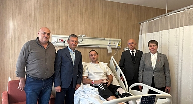 HAİN SALDIRIDA TRABZONLU İSİM DE YARALANDI... CHP LİDERİ ÖZEL ZİYARET ETTİ
