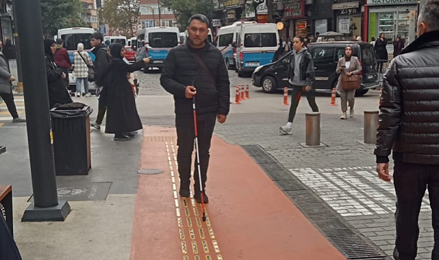 MARAŞ CADDESİ'NE HİSSEDİLEBİLİR ZEMİN
