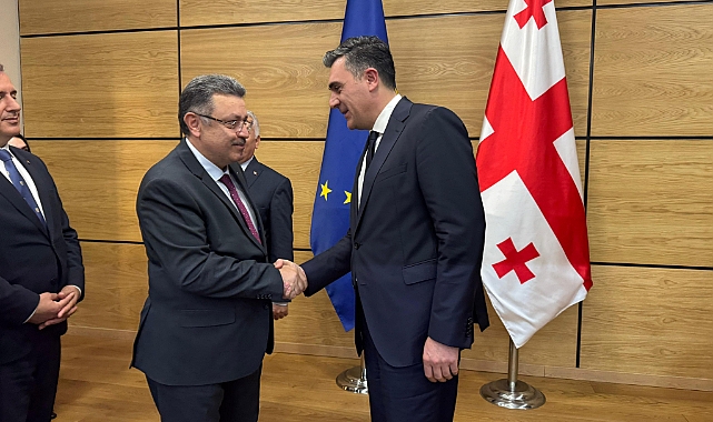 TRABZON HEYETİNDEN GÜRCİSTAN DIŞİŞLERİ BAKANINA ZİYARET