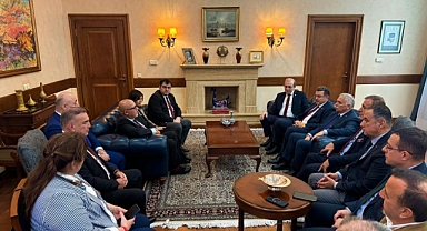 TRABZON HEYETİNDEN TİFLİS BÜYÜKELÇİLİĞİNE ZİYARET