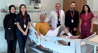 YÜRÜME GÜÇLÜĞÜ ÇEKEN  KİŞİ TRABZON'DA SAĞLIĞINA KAVUŞTU