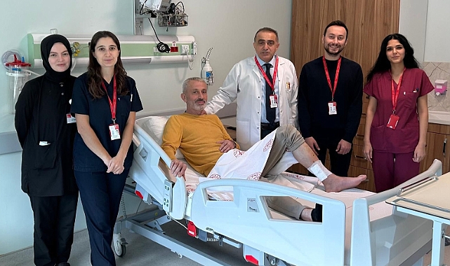 YÜRÜME GÜÇLÜĞÜ ÇEKEN  KİŞİ TRABZON'DA SAĞLIĞINA KAVUŞTU