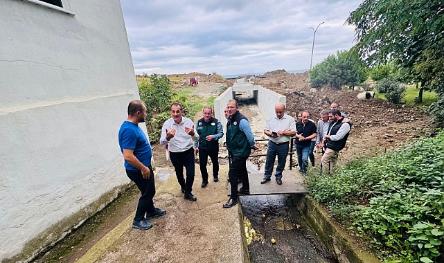 AKÇAABAT'TA BİSİKLET YOLU PROJESİNDE ÇALIŞMALAR TAM GAZ