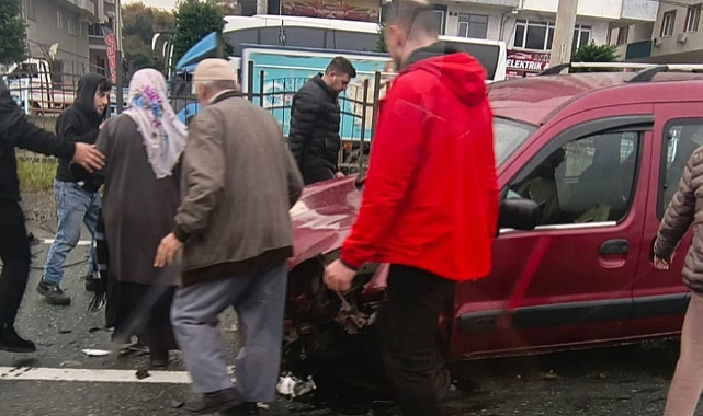 ARSİN'DE KORKUNÇ KAZA!