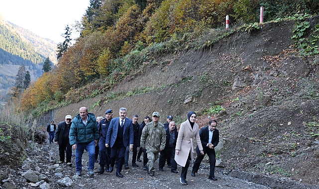 ARTVİN  VALİSİ ERGÜN KÖYLERİ İNCELEDİ