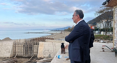 BAŞKAN AZİZOĞLU SAHADA