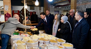 CHP HEYETİ ESNAF ZİYARETİNDE