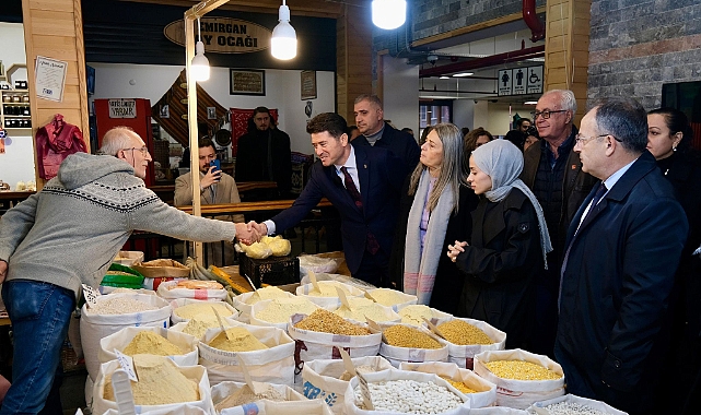 CHP HEYETİ ESNAF ZİYARETİNDE