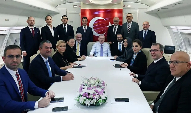 CUMHURBAŞKANI ERDOĞAN'IN UÇAĞINDAKİ GAZETECİDEN İDDİALARA YANIT