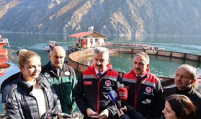 DERİNER BARAJINDA HEDEF 1.4 MİLYAR LİRALIK ÜRETİM