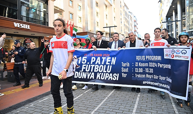 DÜNYA ŞEHRİ TRABZON'DA PATEN FUTBOLU BAŞLIYOR