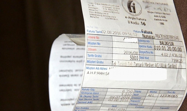 ELEKTRİK FATURALARINDA YENİ DÖNEM