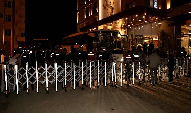FENERBAHÇE YOĞUN GÜVENLİK EŞLİĞİNDE TRABZON'DA