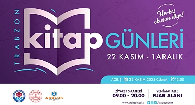 TRABZON'DA KİTAP GÜNLERİ BAŞLIYOR