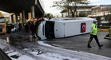 TRABZON'DA KORKUTAN KAZA