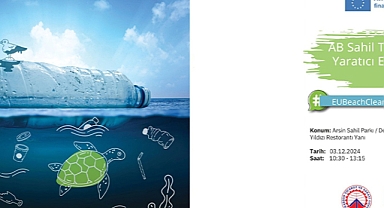 TRABZON'DA SAHİLDEN TOPLANAN ÇÖPLER YENİ ÜRÜNLERE DÖNÜŞECEK