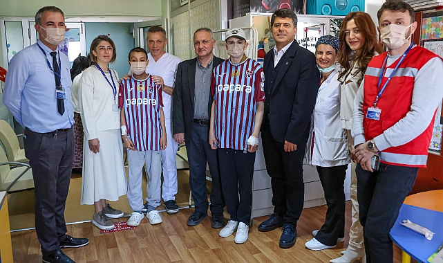 TRABZONSPOR SAĞLIK KURULU BAŞKANI BEŞİR LÖSEMİLİ ÇOCUKLARI UNUTMADI