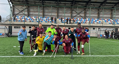 AMPUTE FUTBOLDA BÜYÜKŞEHİR 3 GOLLE COŞTU