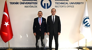 KOÇAL VE BAHADIR'DAN REKTÖR ÇUVALCI'YA ZİYARET 