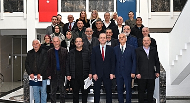 KTÜ'DE EMEKLİLERE VEDA TÖRENİ