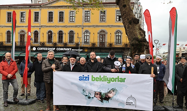 TRABZON'DAN FİLİSTİN'E DESTEK