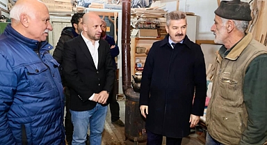 VALİ ERGÜN'DEN SANAYİ ESNAFINA ZİYARET