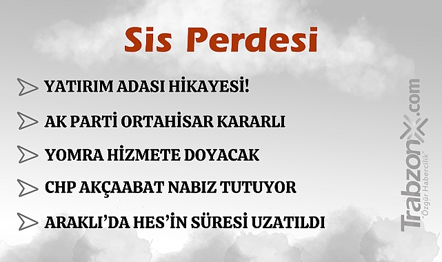 18.01.2025 SİS PERDESİ