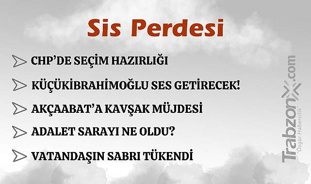 23.01.2025 SİS PERDESİ