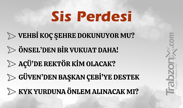 30.01.2025 SİS PERDESİ